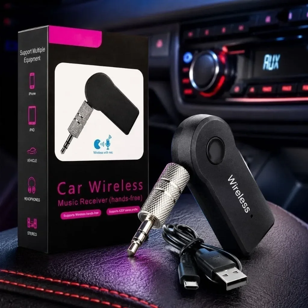 Ver imagem 6 de Receptor Wireless Adaptador P2 Auxiliar Portátil Universal
