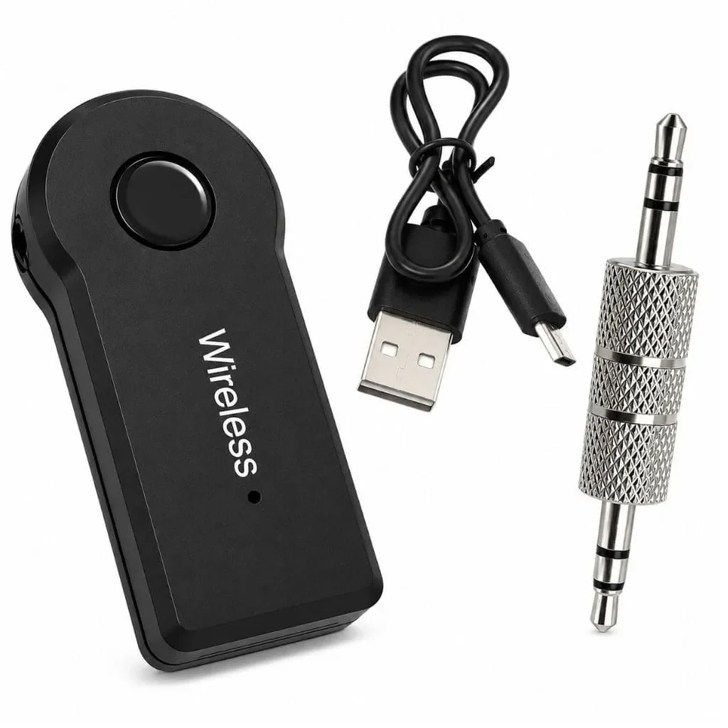 Ver imagem 2 de Receptor Wireless Adaptador P2 Auxiliar Portátil Universal