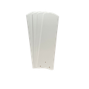 Ver imagem 1 de Jogo 4 Pás Furadas Brancas Ventilador de Teto Venti-delta Zeta