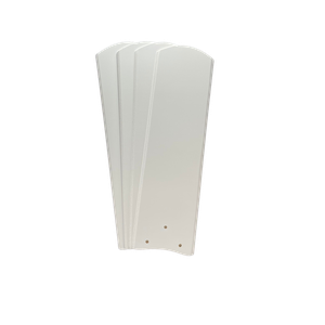 Jogo 4 Pás Furadas Brancas Ventilador de Teto Venti-delta Zeta