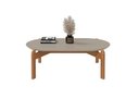 Ver imagem 1 de Mesa de Centro Lizz Oblonga Off White/cedro - Casa D Móveis