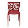 Cadeira Tramontina Joana Vermelha em Polipropileno e Fibra de Vidro - 6
