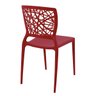 Cadeira Tramontina Joana Vermelha em Polipropileno e Fibra de Vidro - 5