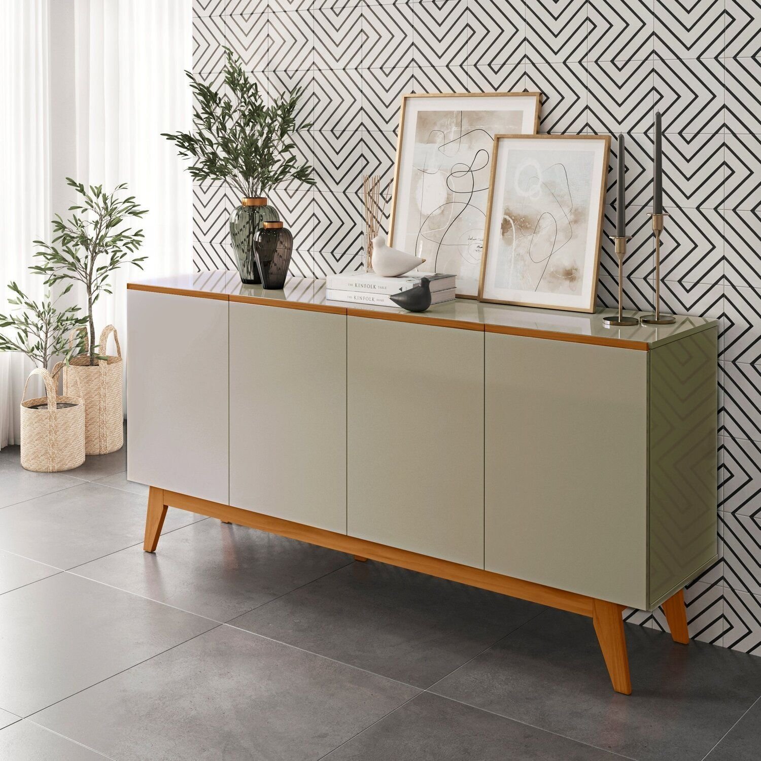 Buffet para Sala de Jantar 4 Portas Moderno | MadeiraMadeira