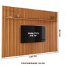 Painel Ripado Grande Tv até 75 Polegadas 2.2 Nature Veridian Jm Móveis - 4