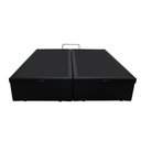 Ver imagem 4 de Cama Box Baú Blindado Casal Bipartido AColchoes Sintético Preto 49x138x188