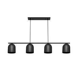 Lustre Pendente Taschibra Folk Metal E27 Bivolt Preto - 1