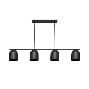 Lustre Pendente Taschibra Folk Metal E27 Bivolt Preto