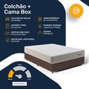 Ver imagem 3 de Cama Box Casal com Colchão de Molas Ensacadas Luxury 138x188x59cm