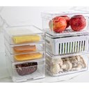 Ver imagem 5 de Kit 2 Organizadores de Geladeira 2,2l e Porta Frios Duplo Organizadores Clear Fresh ou