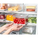 Ver imagem 6 de Kit 2 Organizadores de Geladeira 2,2l e Porta Frios Duplo Organizadores Clear Fresh ou
