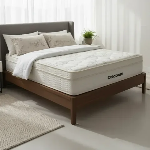 Colchão de Molas Ensacadas Ortobom Airtech Casal 138cm