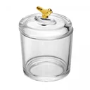 Ver imagem 3 de Kit com 4 Potes C Tampa Golden Bird 8,5cm Cristal Ecologico