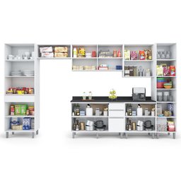 Cozinha 7 Peças Top Class Batrol Branco - 2