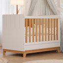 Ver imagem 2 de Berço Mini Cama Biscoito Off White/nature com Colchão Supreme - Permóbili Baby