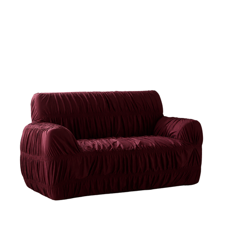 Capa para Sofa Avulsa 3 Lugares 21 Elásticos Luxo Vinho