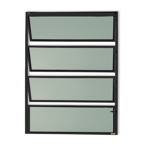 Basculante Alumínio 80 x 40 Master V.Boreal Preto Brimak