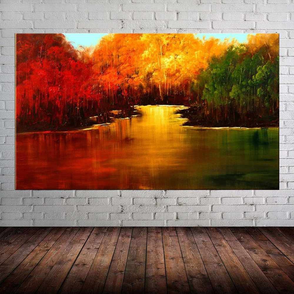 Quadro Pintura Tela Moderna Marinas 2021: 90cm (A) x 150cm (L) - 1