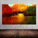 Ver imagem 1 de Quadro Pintura Tela Moderna Marinas 2021: 90cm (A) x 150cm (L)