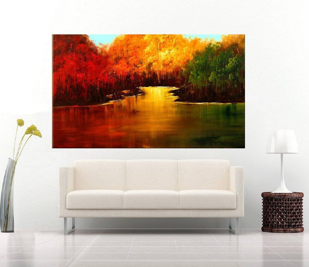 Quadro Pintura Tela Moderna Marinas 2021: 90cm (A) x 150cm (L) - 3
