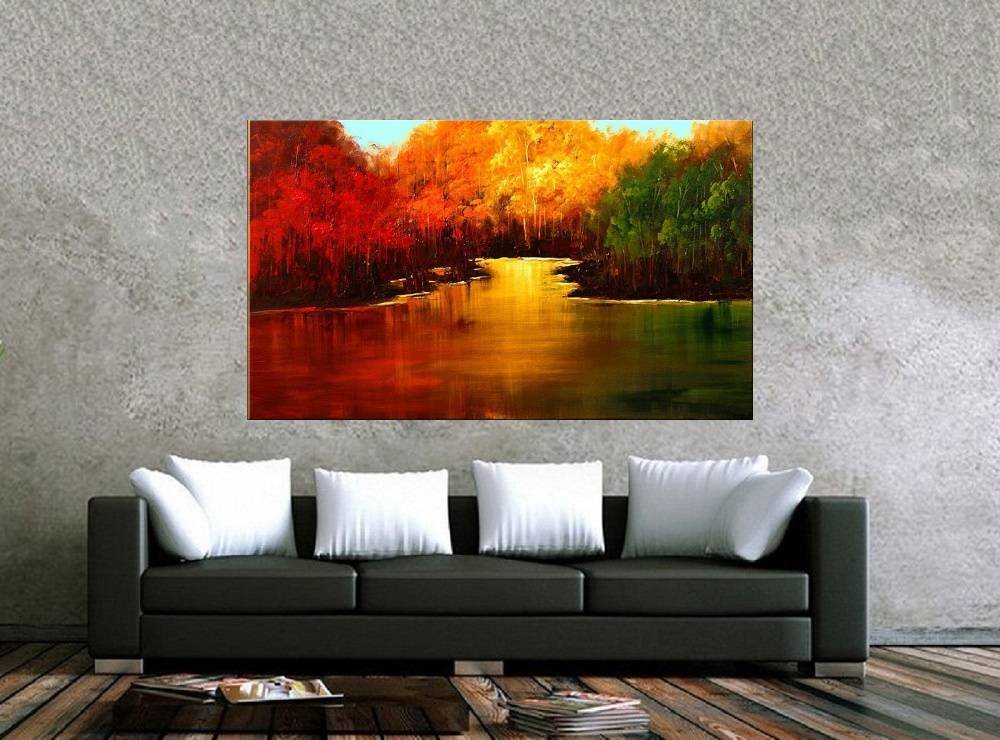 Quadro Pintura Tela Moderna Marinas 2021: 90cm (A) x 150cm (L) - 2