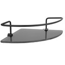 Ver imagem 4 de Porta Shampoo Sabonete Preto Suporte Canto Parede Banheiro