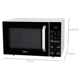 Micro-ondas Midea 35L 1000W com Função Limpa Fácil e Tira Odor MXSA35 - 4
