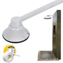 Ver imagem 3 de Chuveiro Ducha Fria Redondo 9cm Cromado Para Piscina Jardim Quintal + Fita Veda Rosca Teflon 12mm x 