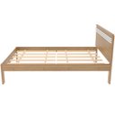 Ver imagem 6 de Cama de Solteiro com Cabeceira Rafaela Amêndoa/Branco