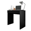 Ver imagem 1 de Mesa Escrivaninha 80 cm para Notebook com Gaveta Case MDP Preto - Gran Belo