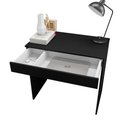 Ver imagem 6 de Mesa Escrivaninha 80 cm para Notebook com Gaveta Case MDP Preto - Gran Belo