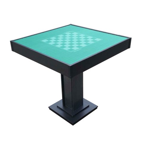 Mesa Damas e Xadrez e Domino em Silk