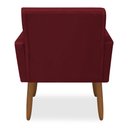 Ver imagem 4 de Poltrona Decorativa Nina Pés Palito Veludo Vermelho Chamby Móveis
