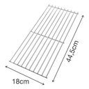 Ver imagem 2 de Kit 2 Grelhas Modular Auxiliar Churrasqueira Assados Peixes