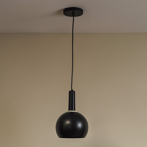 Luminária Pendente de Teto Nísia Esfera 20 Preto