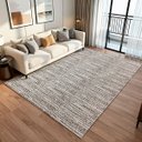 Ver imagem 3 de Tapete Sala Quarto Grande Mesclado 2,00 X 3,00m Antiderrapante Cru Caramelo Artesanal Tear Rústico