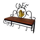 Ver imagem 4 de Prateleira de Café Porta Tempero 40cm Tema Bule Amarelo Sudeste Rústico