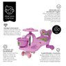 Carrinho Velotrol Giro 360 Sapinho Rosa TW21F2 Zippy Toys Zippy Car Sapo Rosa - 7