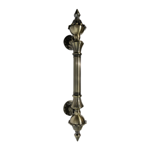Puxador para Portas Modelo Colonial Ouro Velho 43cm