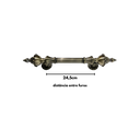 Ver imagem 2 de Puxador para Portas Modelo Colonial Ouro Velho 43cm
