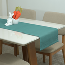Ver imagem 5 de Caminho Trilho Corredor Mesa Essence Tecido Linho 130x40cm: Verde