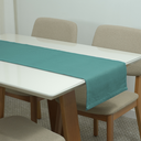 Ver imagem 4 de Caminho Trilho Corredor Mesa Essence Tecido Linho 130x40cm: Verde