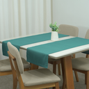 Ver mais imagens de Caminho Trilho Corredor Mesa Essence Tecido Linho 130x40cm: Verde