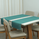 Ver imagem 3 de Caminho Trilho Corredor Mesa Essence Tecido Linho 130x40cm: Verde