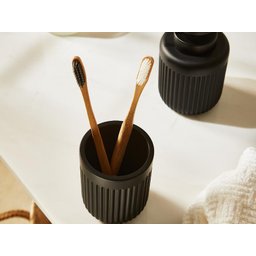 Copo Porta Escova de Dentes Maquiagem Banheiro em Cimento - 4