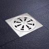 Grelha Inox para Banheiro Quadrado 15x15 com Fecho Flvx Hidro - 3