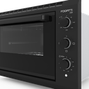 Ver imagem 3 de Forno Elétrico de Embutir 50 Litros Preto com Grill