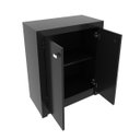 Ver imagem 5 de Balcão de Escritório Office com 2 Portas 74x60 Cm Me4103 Preto