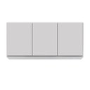 Ver mais imagens de Armário de Cozinha Modulado de Canto Esquerdo 4 Peças Cp48 com Pia Inox Branco - Lumil Lumil Móveis