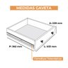 Cômoda Penteadeira Marília 100% Mdf Tuboarte 6 Gavetas e Espelho - 4